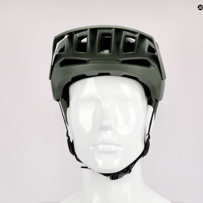 POC Kortal Race MIPS casco da bici verde epidoto/nero uranio metallizzato/opaco 9