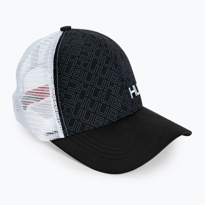 Cappello da baseball HUUB Running nero/bianco