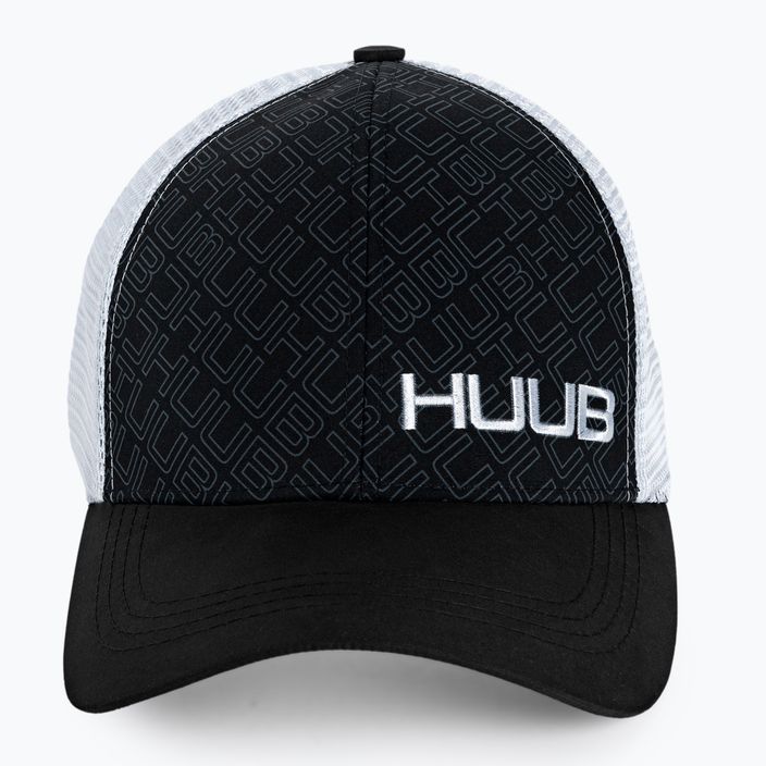 Cappello da baseball HUUB Running nero/bianco 4