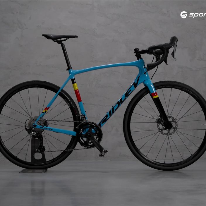 Ridley Kanzo Speed GRX800 gravel bike 2x KAS01As blu 14