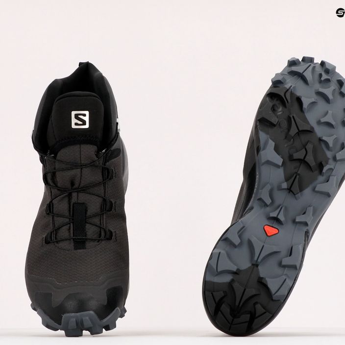 Salomon Cross Hike Mid GTX scarpe da trekking da uomo fantasma/nero/ebano 10