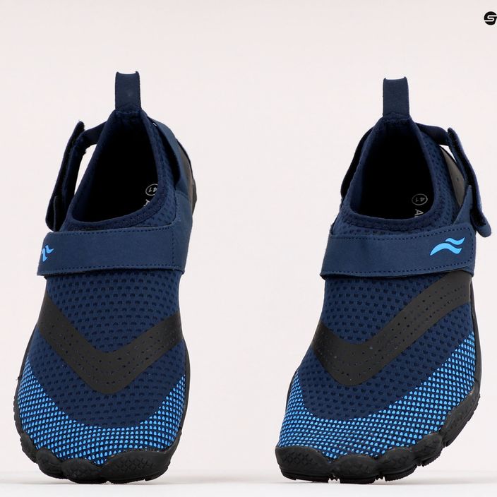 AQUA-SPEED Agama scarpe da acqua blu navy/nero 10