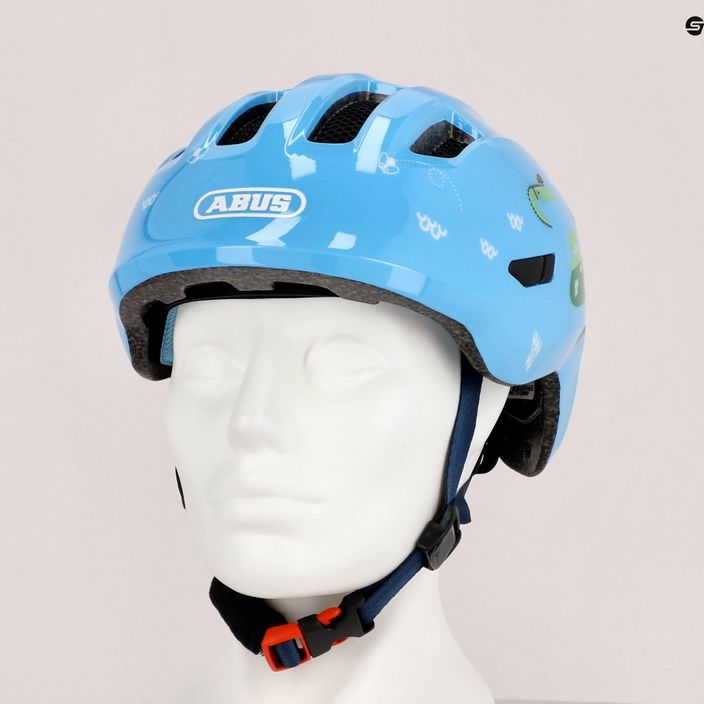 ABUS casco da bici per bambini Smiley 3.0 blu croco 9