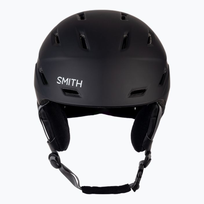 Smith Mission 2021 casco da sci nero opaco 2