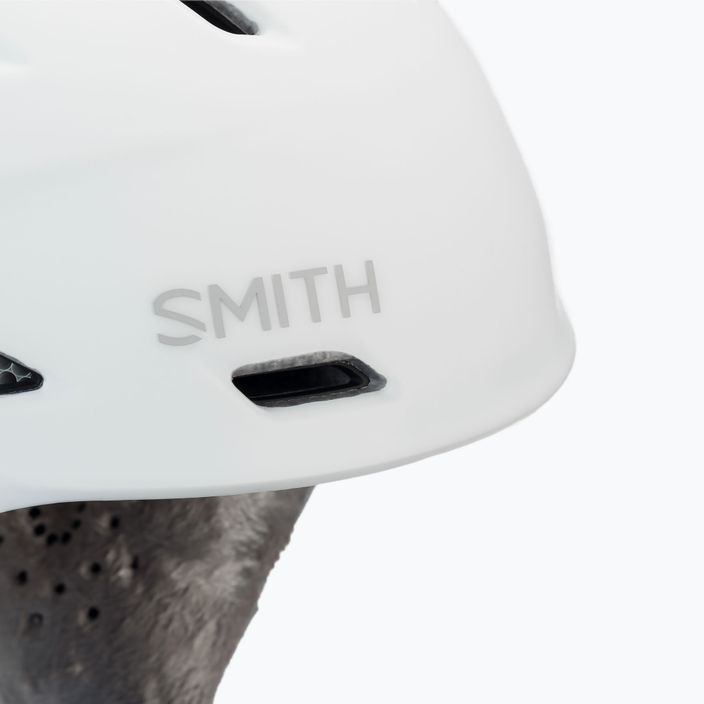 Casco da sci da donna Smith Mirage bianco opaco 6