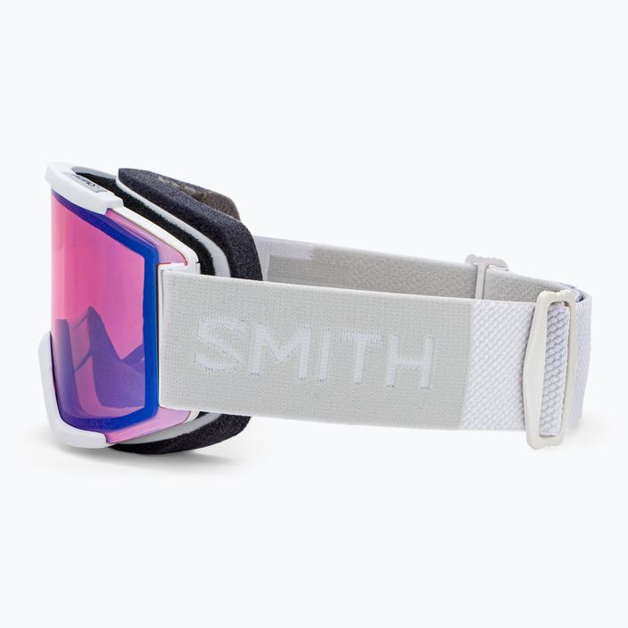 Smith Squad white vapor/chromapop photochromic rose flash occhiali da sci 4