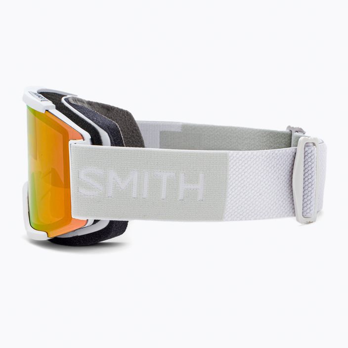 Smith Squad white vapor/chromapop photochromic red mirror occhiali da sci 4