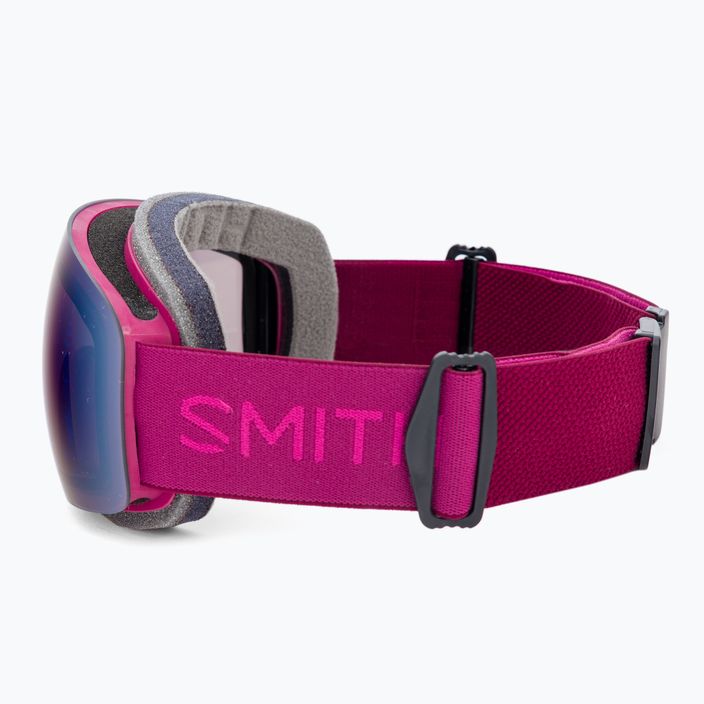Smith Skyline merlot/chromapop sun platinium mirror occhiali da sci 4