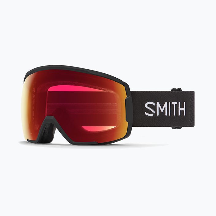 Smith Proxy nero/cromapop fotocromatico rosso specchio occhiali da sci 6