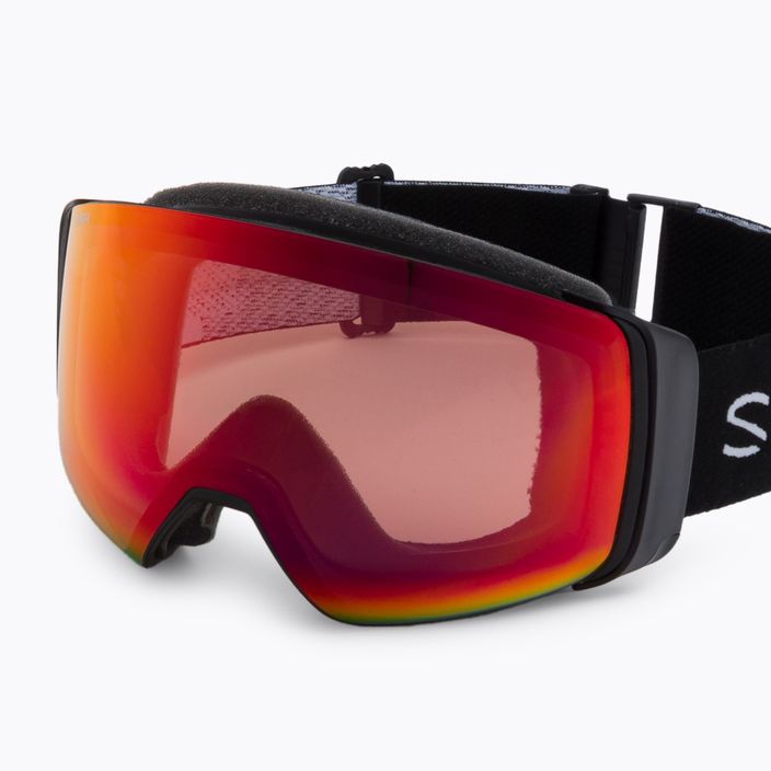 Smith 4D Mag nero/cromapop fotocromatico rosso specchio occhiali da sci 5