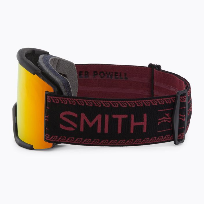 Smith Squad XL ac/zeb powell/everyday red mirror/storm rose flash occhiali da sci 4