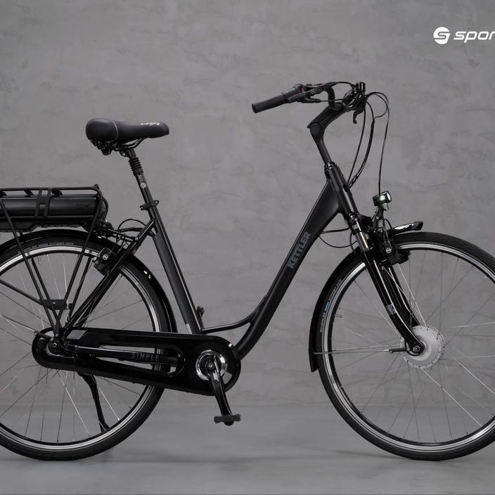 KETTLER Ebike Simple 7G nero bicicletta elettrica 16