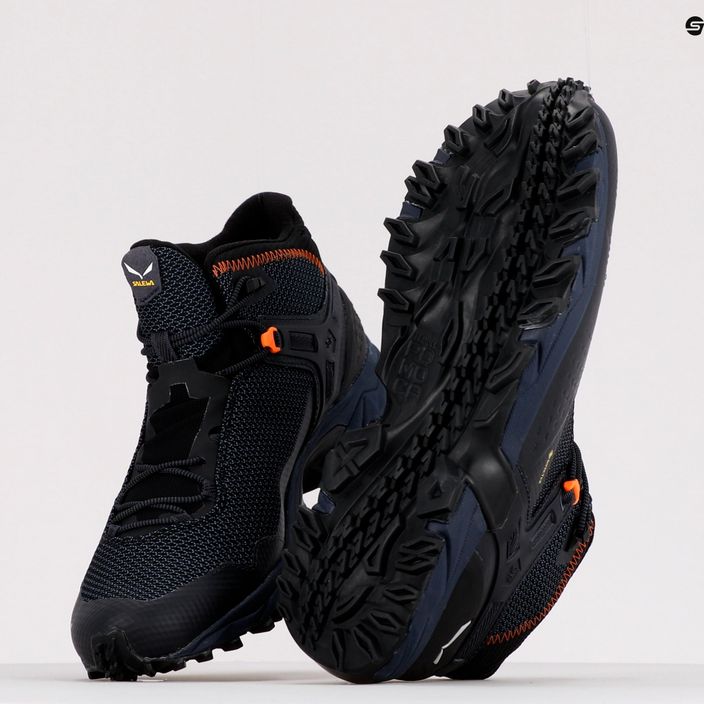Salewa scarpe da trekking da uomo Ultra Flex 2 Mid GTX nero/arancio rosso 10