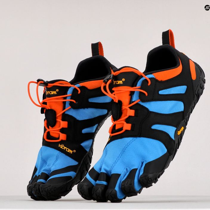 Scarpe da corsa Vibram FiveFingers V-Trail 2.0 blu/arancione per uomo 9