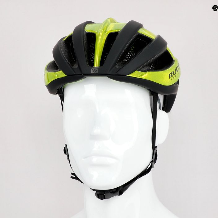 Rudy Project Venger Reflective Road casco da bici giallo opaco lucido 9