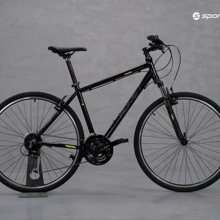Bicicletta da fitness Romet Orkan 2M nero/lime 15