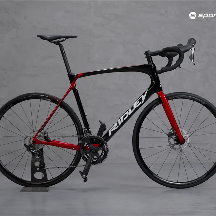Ridley Fenix SLiC Ultegra FSD30As nero/rosso/bianco bici da corsa 14