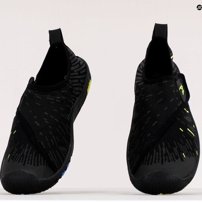 AQUA-SPEED Tegu scarpe da acqua nero/verde 10