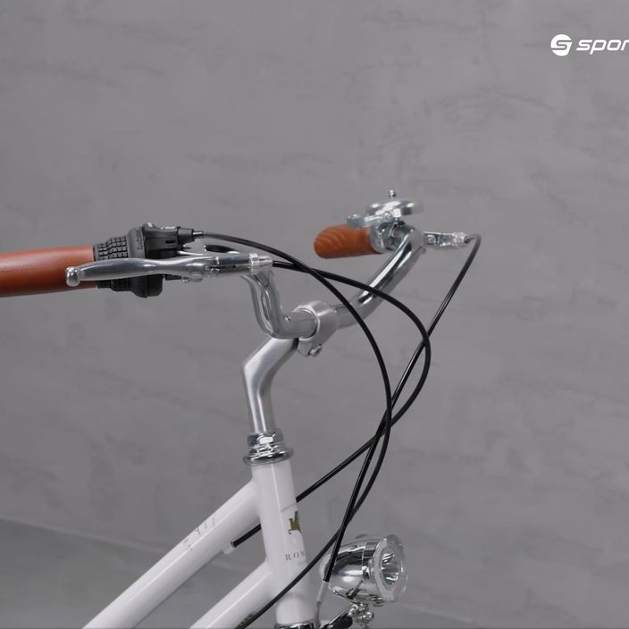 Bicicletta da donna Romet Vintage Eco D bianco 15