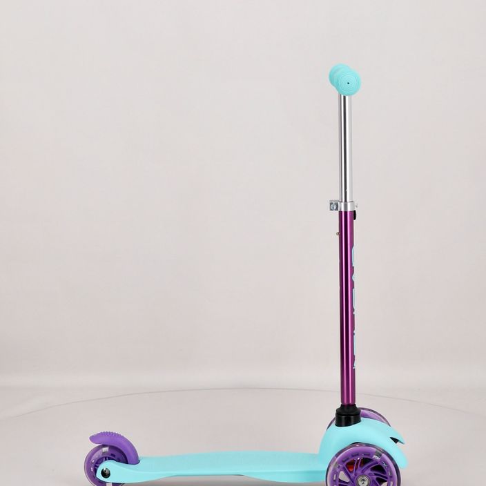 Triciclo scooter per bambini Meteor Tucan blu/viola 9