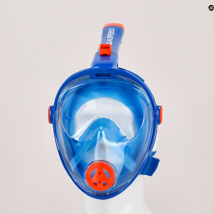 AQUA-SPEED Spectra 2.0 Kid maschera snorkel integrale blu 4