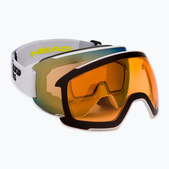 Occhiali da sci HEAD Magnify 5K oro/arancio/wcr