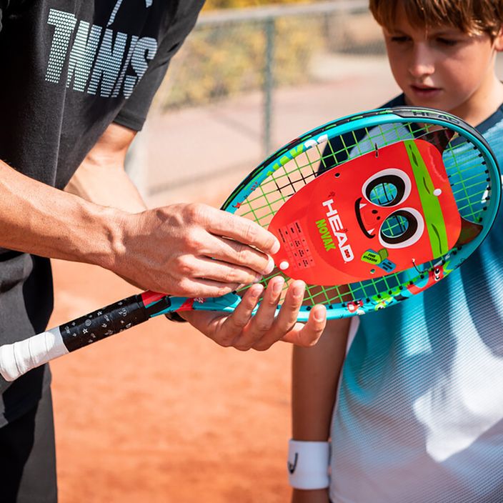 Racchetta da tennis per bambini HEAD Novak 21 SC blu 8