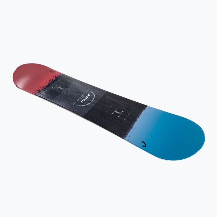 Snowboard da bambino HEAD Rowdy nero/rosso/blu 2