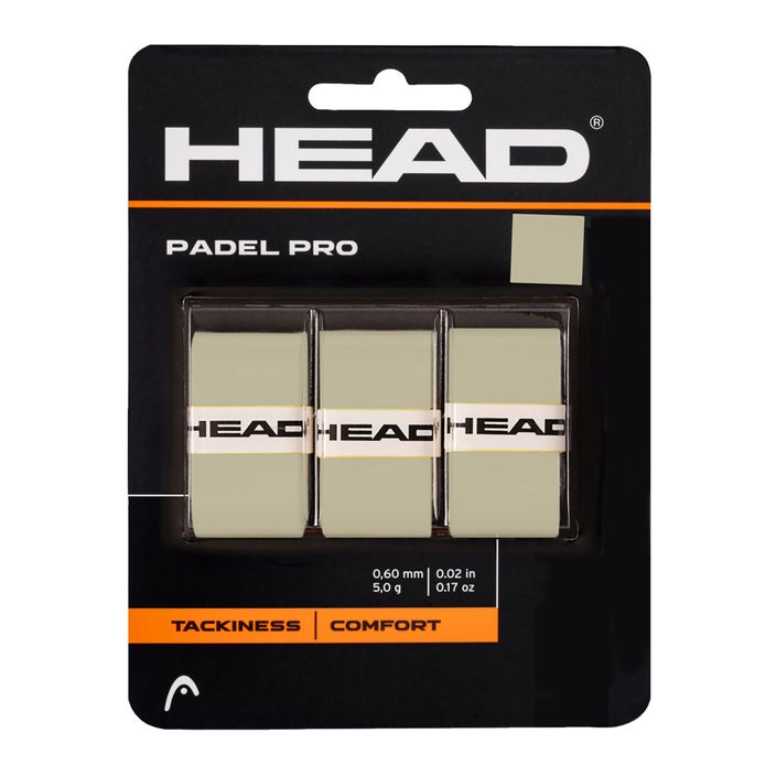 Fasce per racchette HEAD Padel Pro 3 pz. giallo 2
