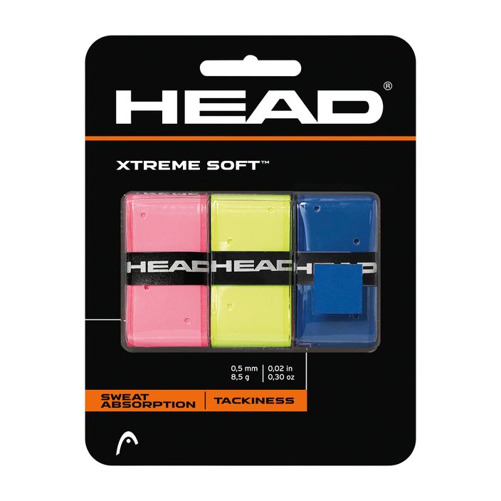 Racchetta da tennis HEAD Xtremesoft Grip Overwrap 3 pezzi misto 2