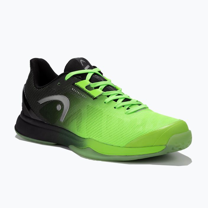 Scarpe da squash da uomo HEAD Sprint Pro 3.5 Indoor nero/verde neon 10