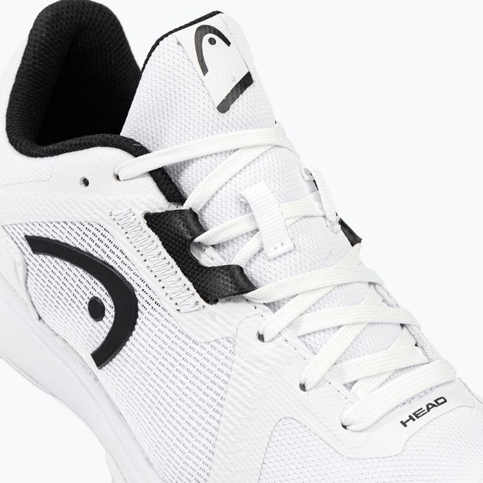 Scarpe da squash HEAD Sprint Team 3.5 Indoor bianco/bianco 8