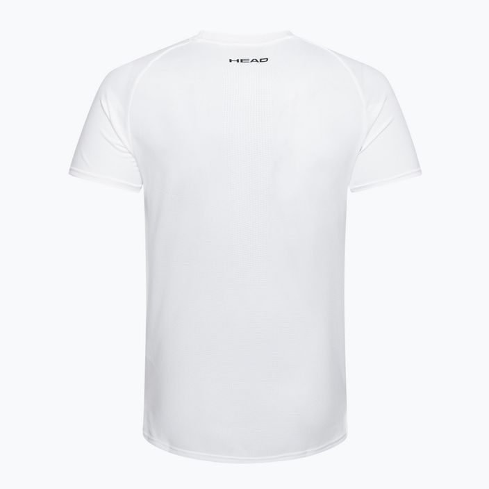 Maglietta da tennis HEAD Performance white/print perf da uomo 2