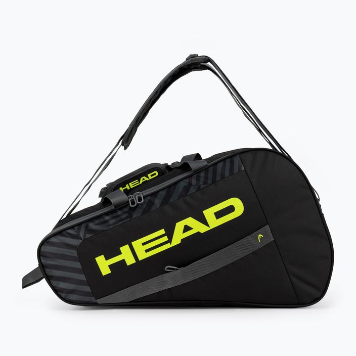 HEAD Base Padel Bag M nero/giallo neon