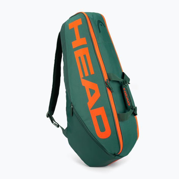 HEAD Pro Raquet Tennis Bag M 67 l ciano scuro/arancio fluo 2