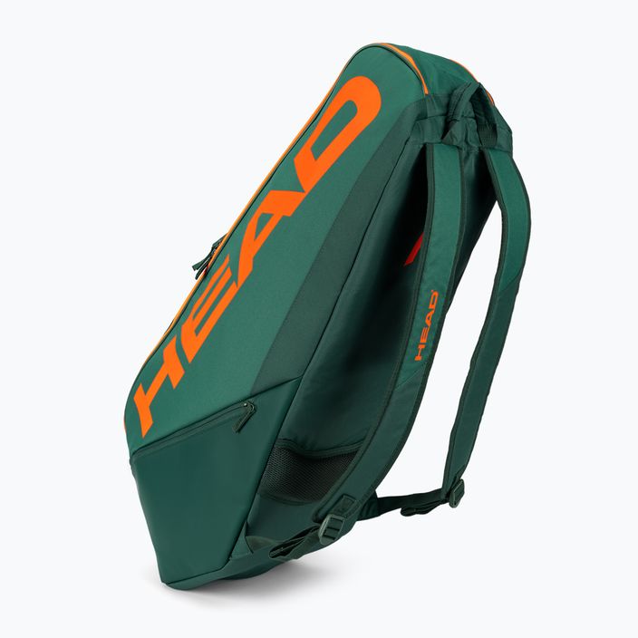 HEAD Pro Raquet Tennis Bag M 67 l ciano scuro/arancio fluo 4