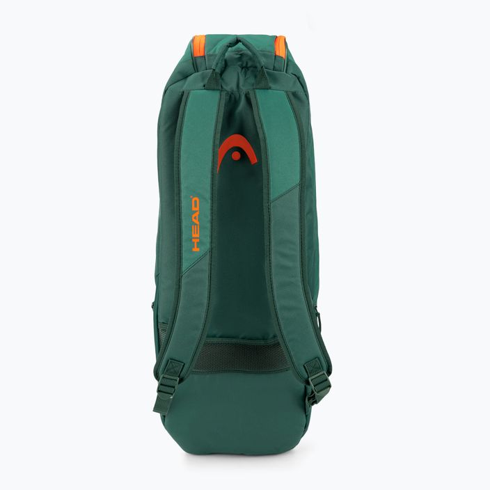 HEAD Pro Raquet Tennis Bag M 67 l ciano scuro/arancio fluo 5