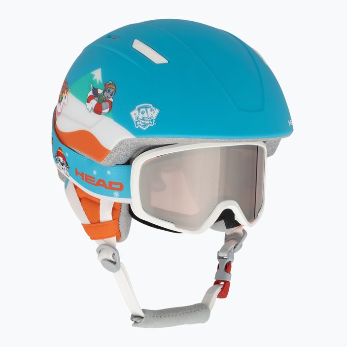 Casco da sci per bambini HEAD Mojo Set Paw + Occhiali blu