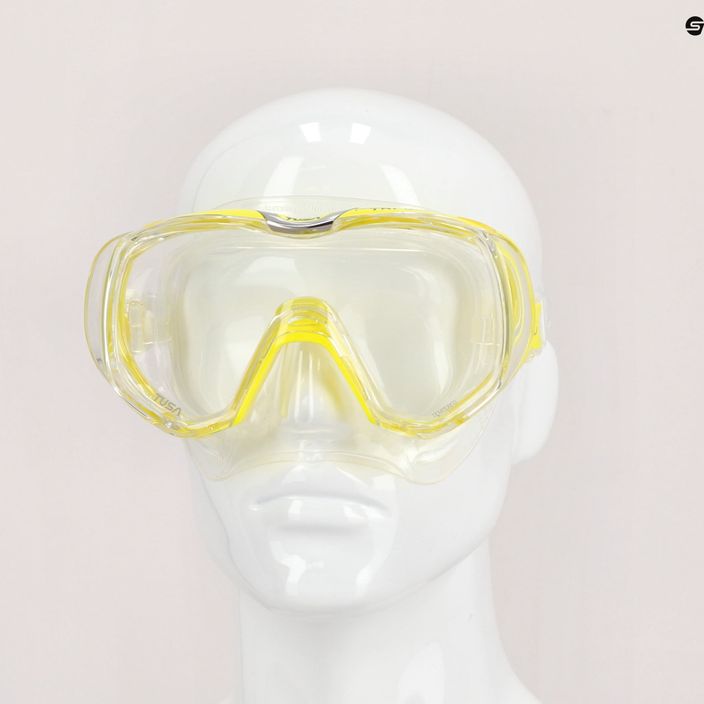TUSA Tri-Quest FD maschera subacquea bianca/gialla 4