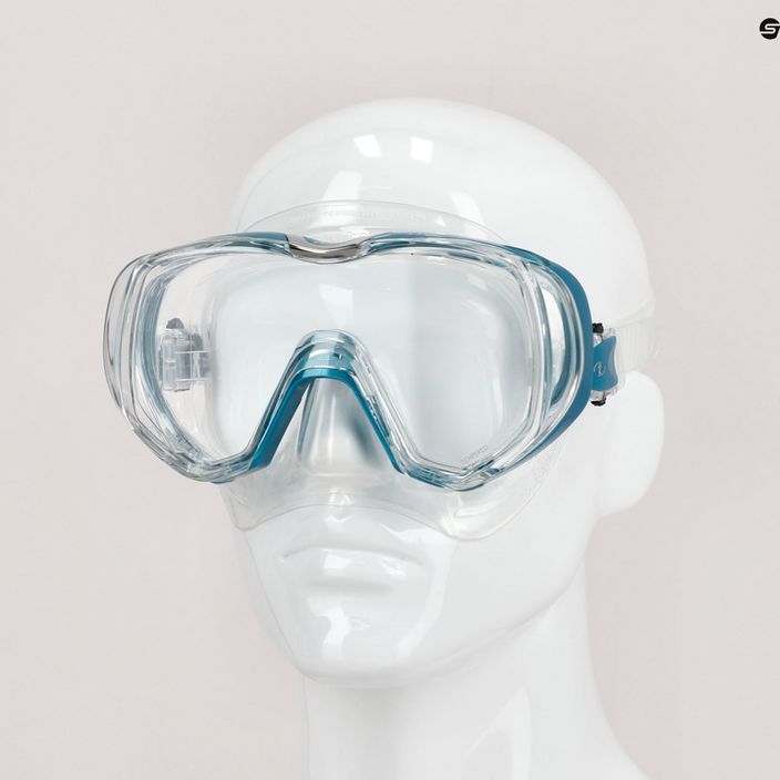TUSA Tri-Quest FD maschera subacquea bianca/turchese 6