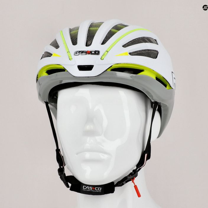 CASCO Speedairo 2 RS casco da bicicletta sabbia/bianco neon 10