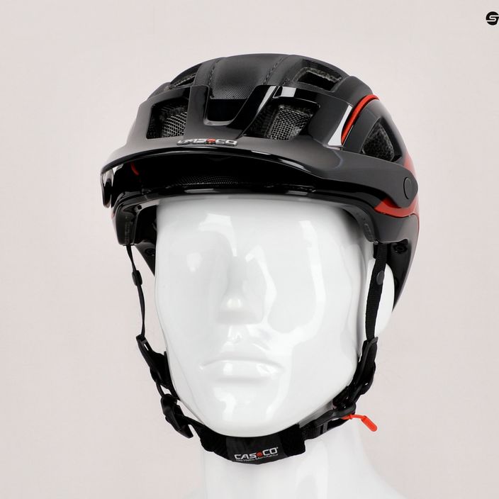 CASCO MTBE 2 casco da bicicletta nero/rosso opaco 9