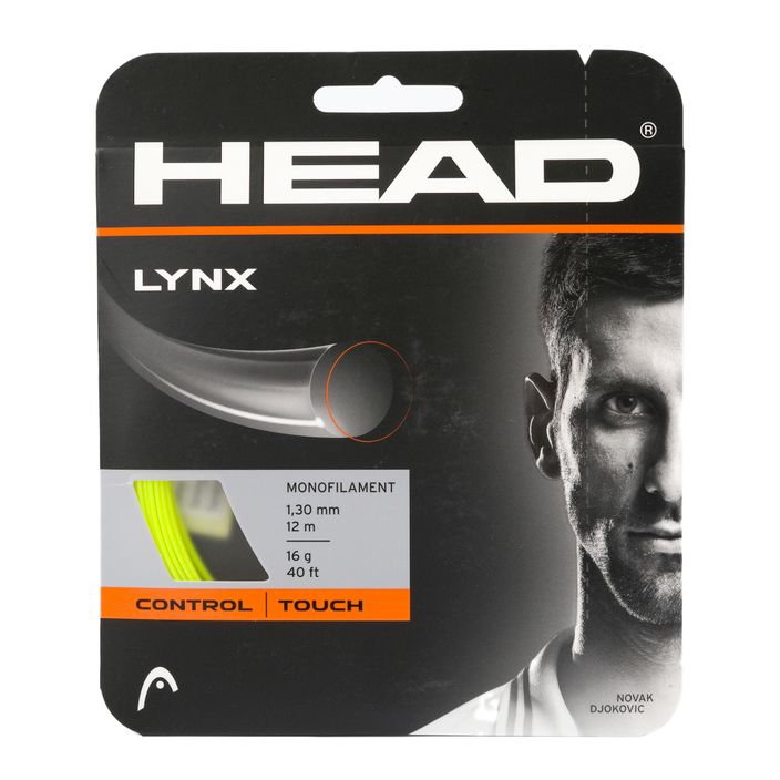 Corda da tennis HEAD Lynx 12 m giallo 2
