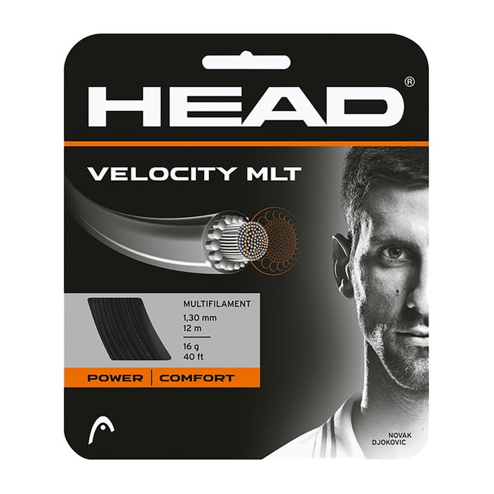 HEAD Velocity MLT corda da tennis 12 m nero 2