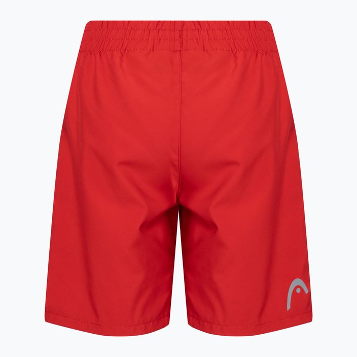 Pantaloncini da tennis per bambini HEAD Club Bermudas rosso 2