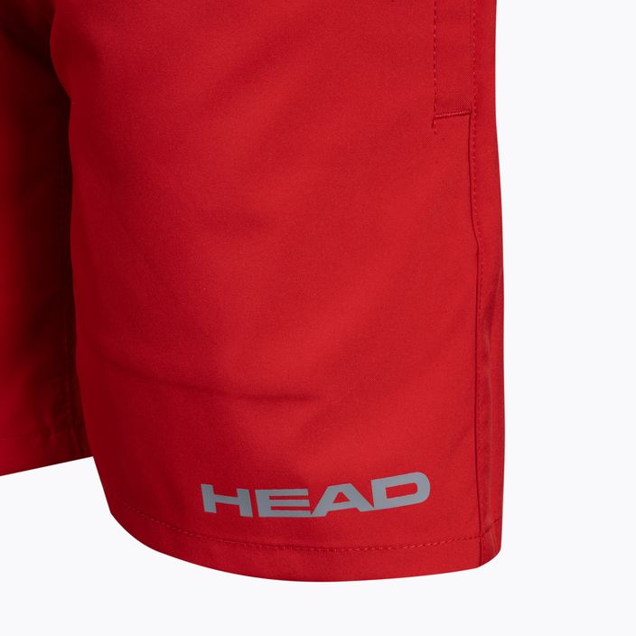 Pantaloncini da tennis per bambini HEAD Club Bermudas rosso 5