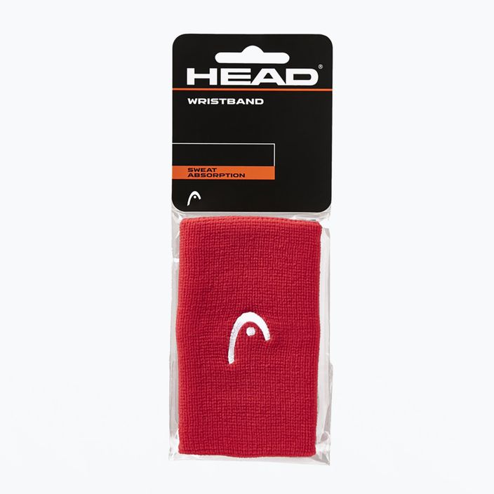 Polsino HEAD 5" 2 pezzi rosso. 3