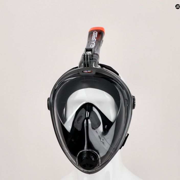 AQUA-SPEED Spectra 2.0 maschera integrale per snorkeling nera 7