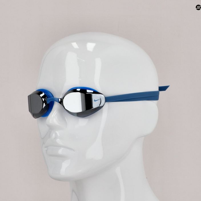 Occhiali da nuoto Nike Vapor Mirror blu marino scuro 7