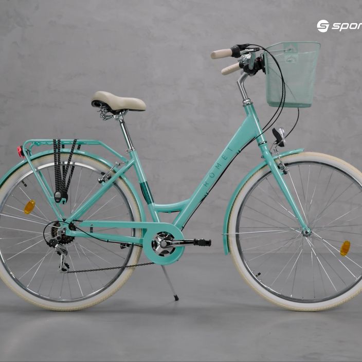 Bicicletta da città da donna Romet Sonata Eco mint 13